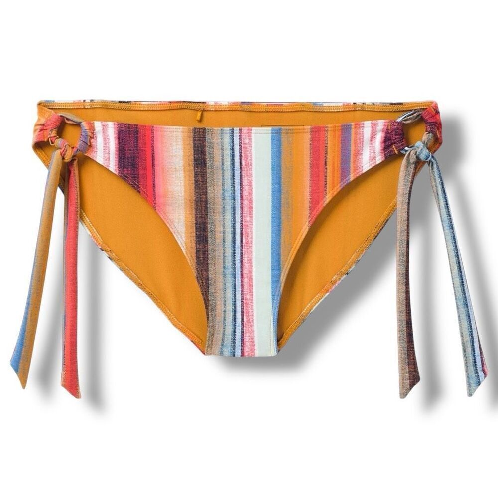 NWT - prAna Atalia Bikini Bottom‎ Women’s Size Extra Small XS in Baja Stripe